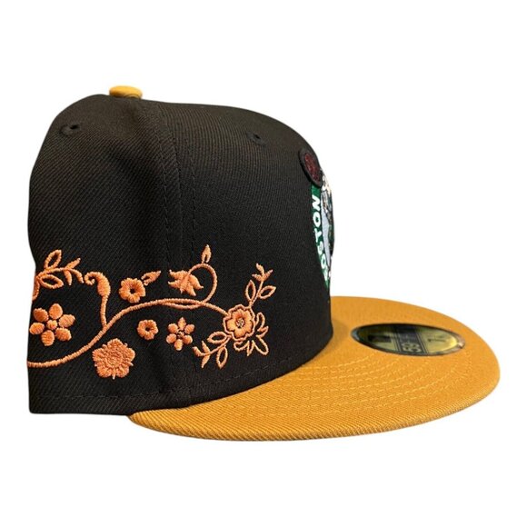 New Era Boston Celtics Floral Vine 59FIFTY Fitted Hat Cap - Picture 5 of 9
